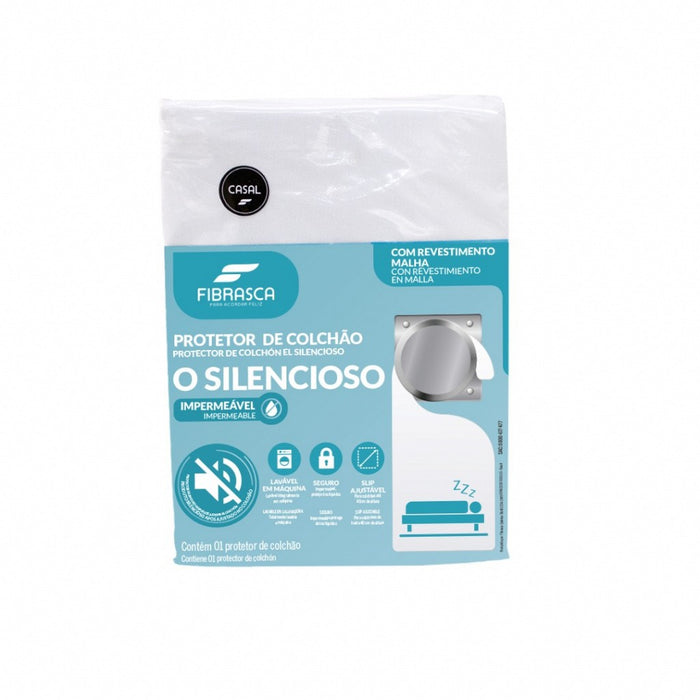 7896630398517 FIBRASCA ACCESORIOS PROTECTOR O SILENCIOSO IMPERMEABLE CASAL 140X190