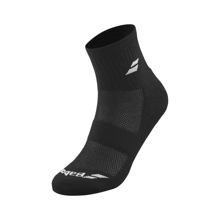 Babolat Tenis Medias Quarter 3 Pairs Pack Black/Black