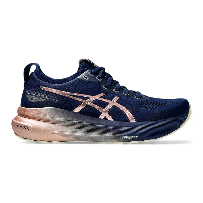 Asics Deportivos Femenino Running Gel Kayano 31 Platinum Blue Expanse/Rose Gold