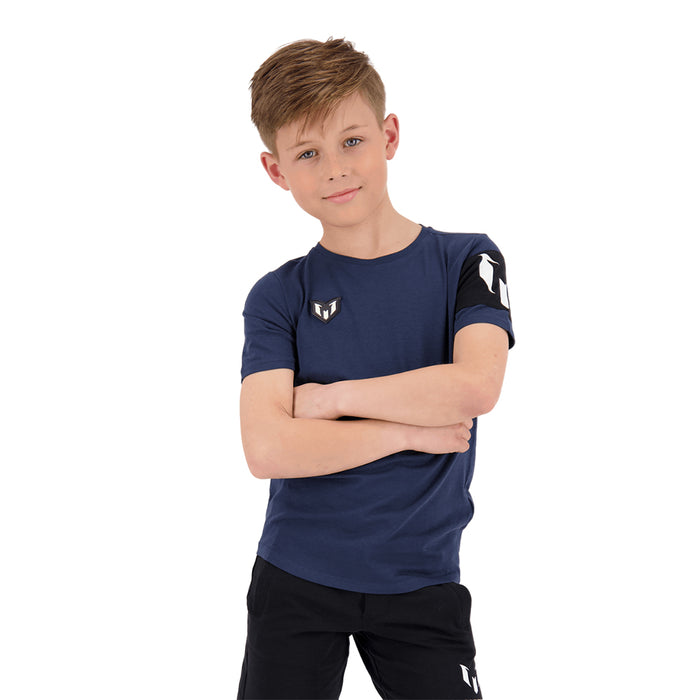 Messi Remeras Niños Junin Dark Blue