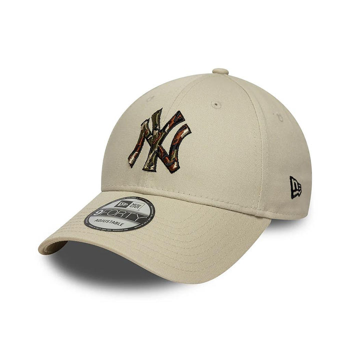 60771850 New Era Gorros MLB 9 Forty New York Yankees Light Beige