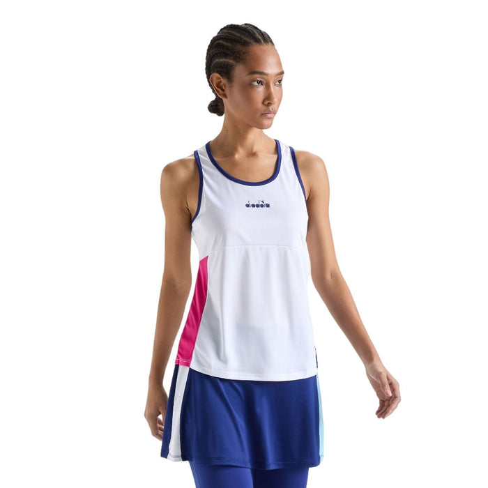 Diadora Tank Femenino L.Core Tank Optical White