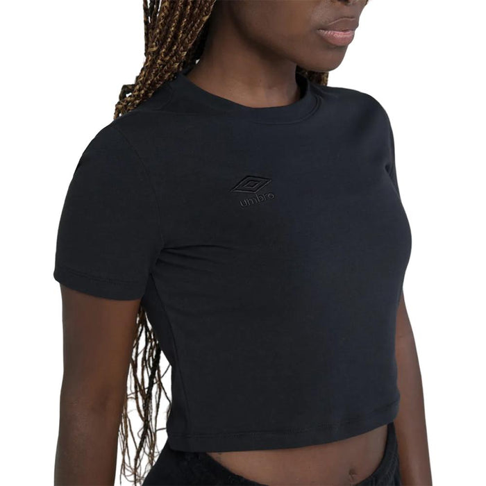 Umbro Remeras Femenino Moda Essential Comfy Negro