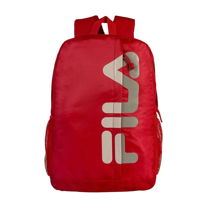 Fila Mochilas Unisex Moda Backpack Cut Logo Rojo/Off White