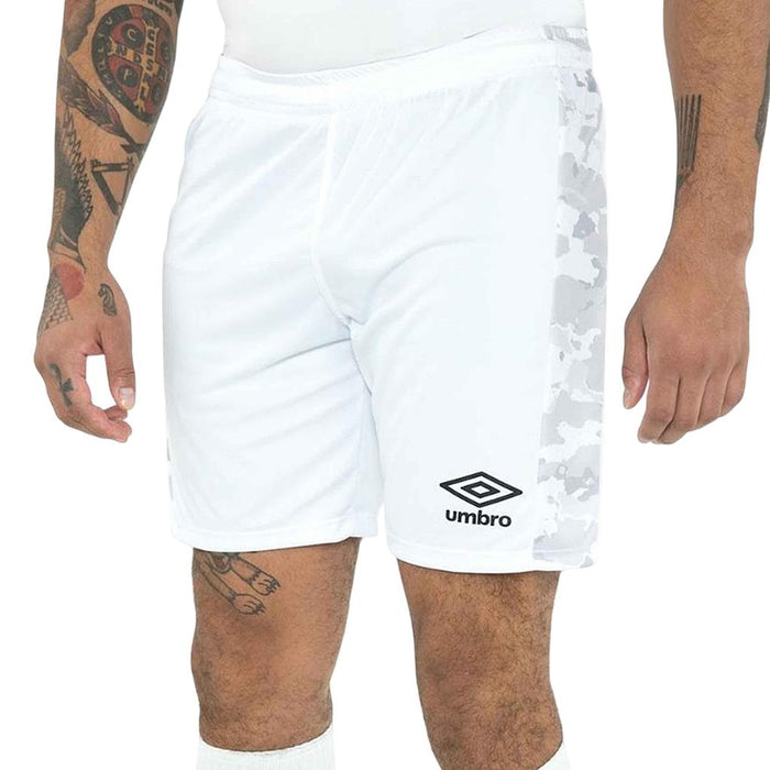 U11TW00275-258 Umbro Prendas Shorts Masculino Running Camuflagen Branco/Grafite