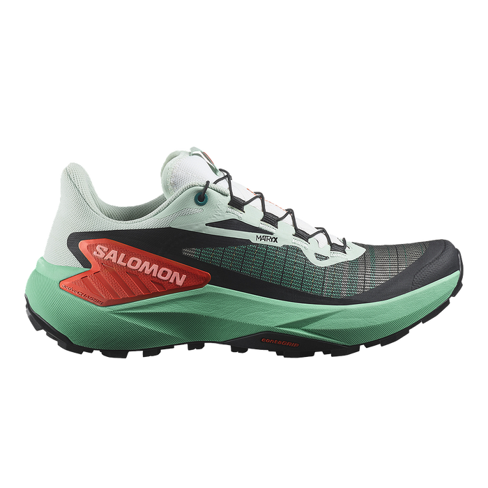 Salomon Deportivos Femenino Trail/Running Genesis Bay/Electric Green/Cherry Tomato