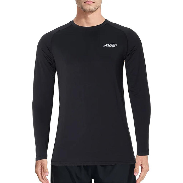 Avia Remeras Mangas Largas Masculino Running Cincinnati Black