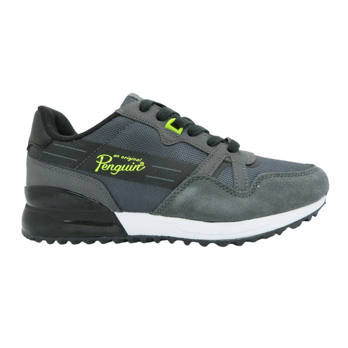 06-160264-1 PENGUIN CALZADOS MASCULINO AIDEN DK.GREY/BLACK