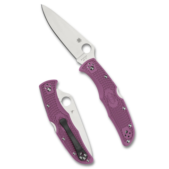Cuchillo SPYDERCO Endura 4 Lightweight Purple Flat Ground