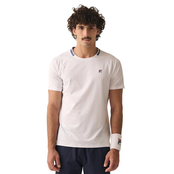 F11TN00857-100 FILA PRENDAS REMERAS MASCULINO TENIS MATCH AO WHITE