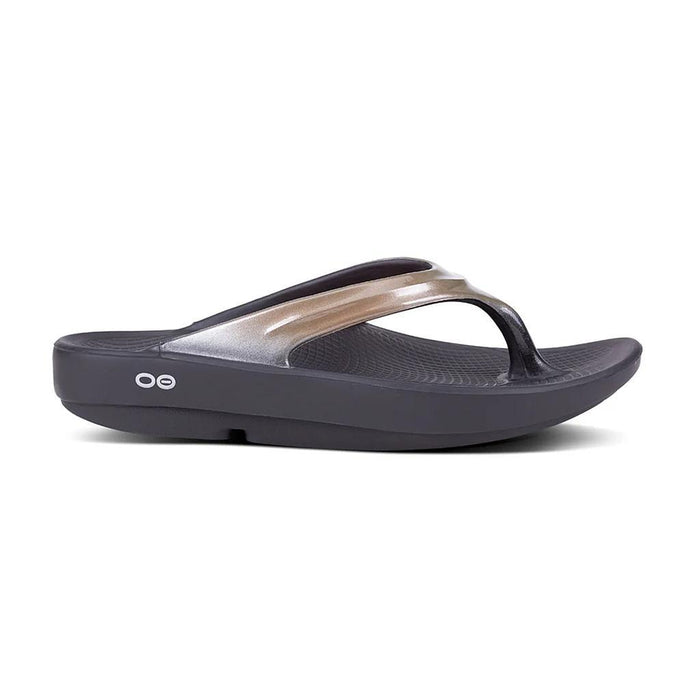 Oofos Zapatillas Unisex Active Recovery Oolala Luxe Black/Latte