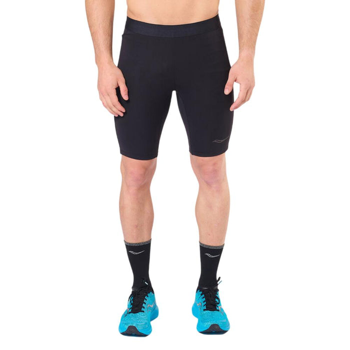 Saucony Shorts Masculino Running Fortify Half Tight Black
