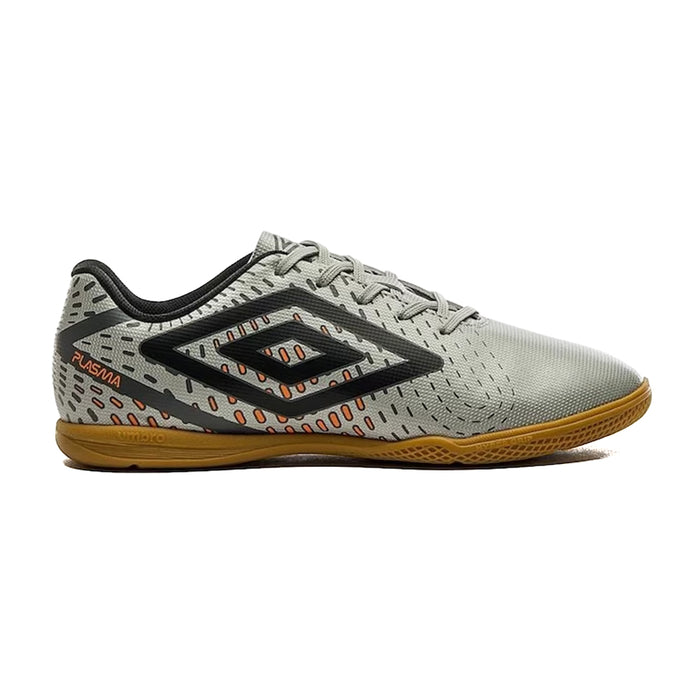 U01FB00136-816 Umbro Calzados Futbol Indoor Masculino Plasma Gris/Negro/Naranja