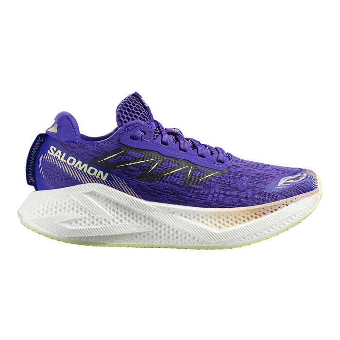 Salomon Deportivos Femenino Road Running Aero Glide 4 Deep Blue/White/Butterfly