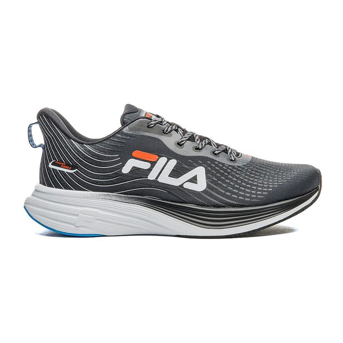 Fila Deportivos Masculino Running Racer Curve 2 Black/Tangerine Tango/Azure Blue
