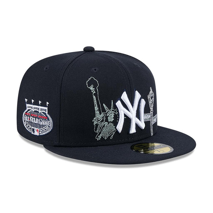 New Era Gorros MLB 59 Fifty New York Yankees Navy