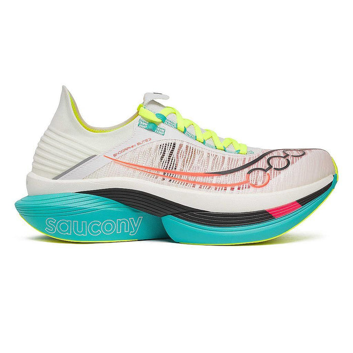 Saucony Deportivos Masculino Running Endorphin Elite 2 White/Mutant