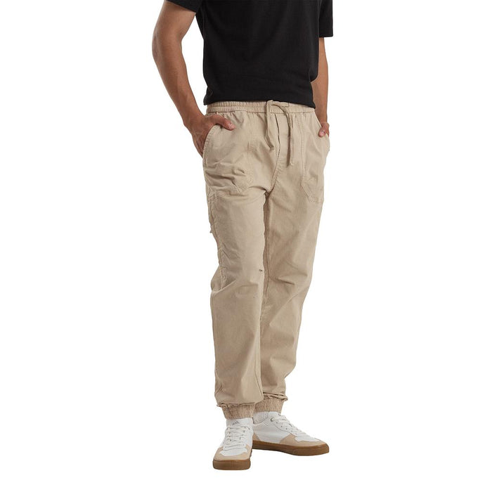 Quiksilver Pantalones Masculino Moda Cargo Julian Light Beige