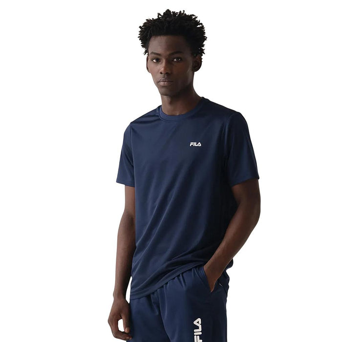 F11AT00721-729 FILA PRENDAS REMERAS MASCULINO TRAINING BASIC SPORTS II MARINHO/PRATA