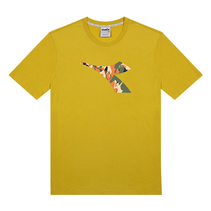 102.182900-35038 Diadora Prendas Remeras Masculino Moda T-Shirt Ss Ess. Sports Bl Yellow Ball