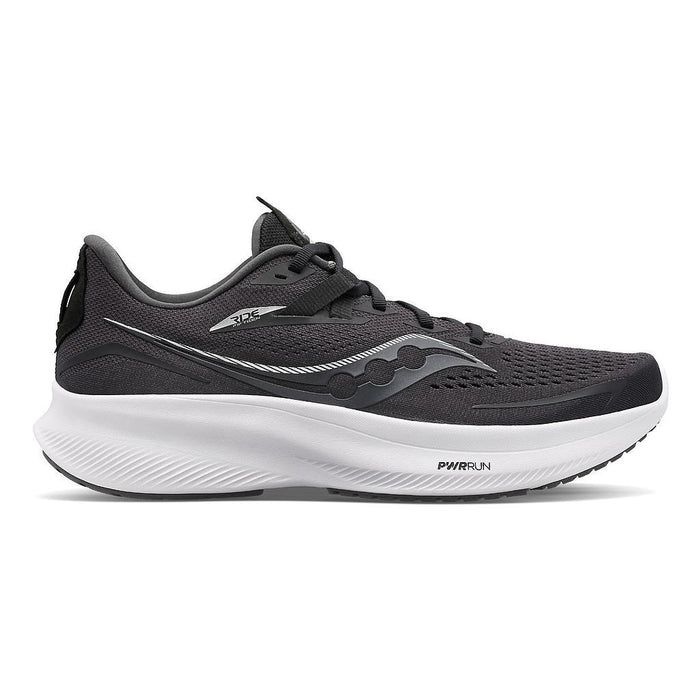 Saucony Running Masculino Ride 15 Black/White