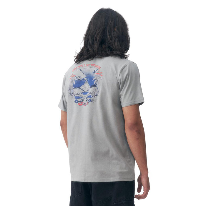 Quiksilver Remeras Masculino Moda Hollow Coves Grey