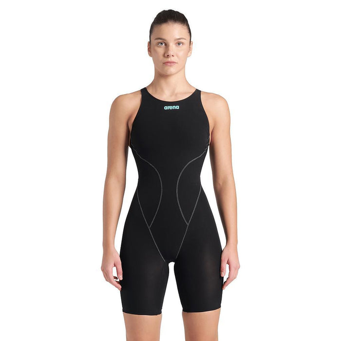 Arena Traje de baño Femenino Natacion Powerskin Impulso Ob Black Teal