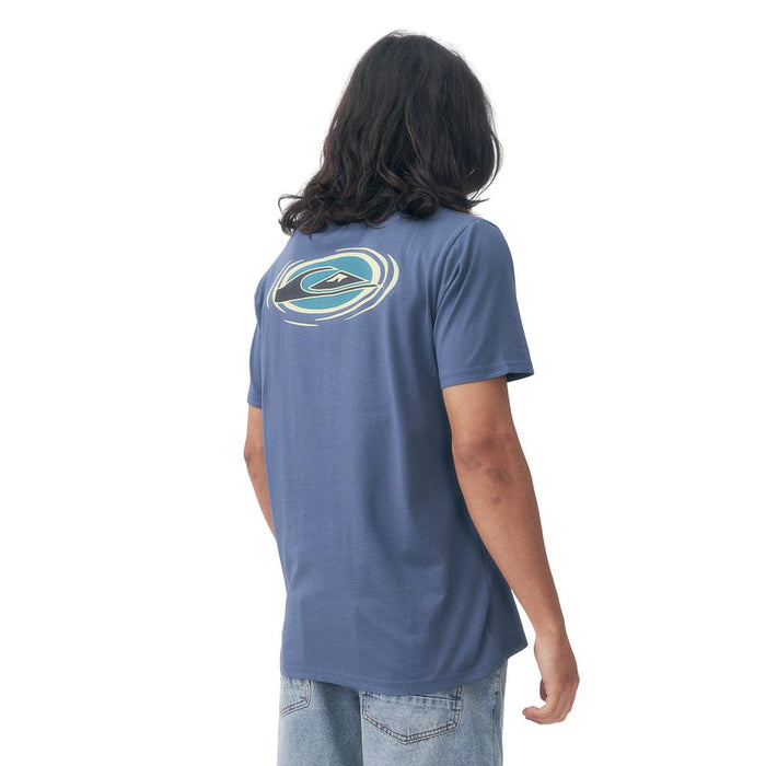 Quiksilver Remeras Masculino Moda Palm Island Vintage Indigo
