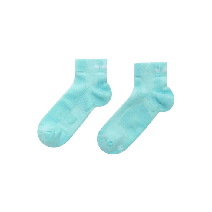 Diadora Medias Unisex Running Cushion Quarter Socks Aruba Blue