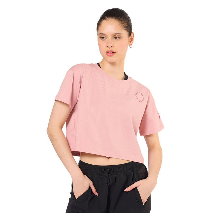 11220507S140 SAUCONY PRENDAS REMERAS FEMENINO MODA RECOVERY BOXY TEE ROSE