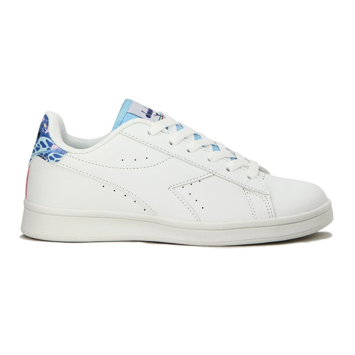 SET-L-1123 DIADORA CALZADOS CASUAL FEMENINO SET WHITE/SKYBLUE