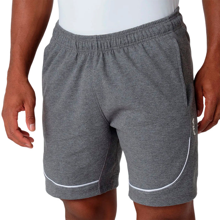 Fila Shorts Masculino Training Future Sports Pipping Grey Merge