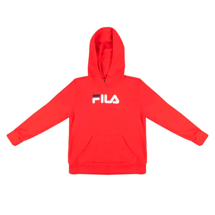 Fila Canguros Niños Moda Hoody Letter Red Chili/White