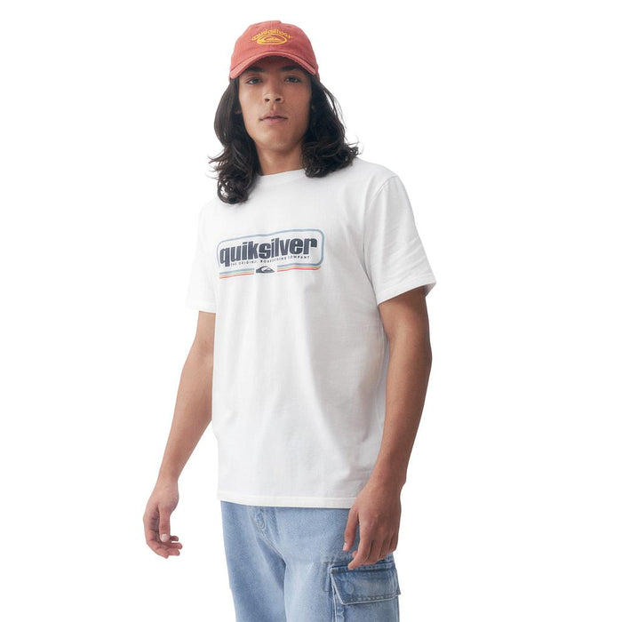 Quiksilver Remeras Masculino Moda Box Shaped White