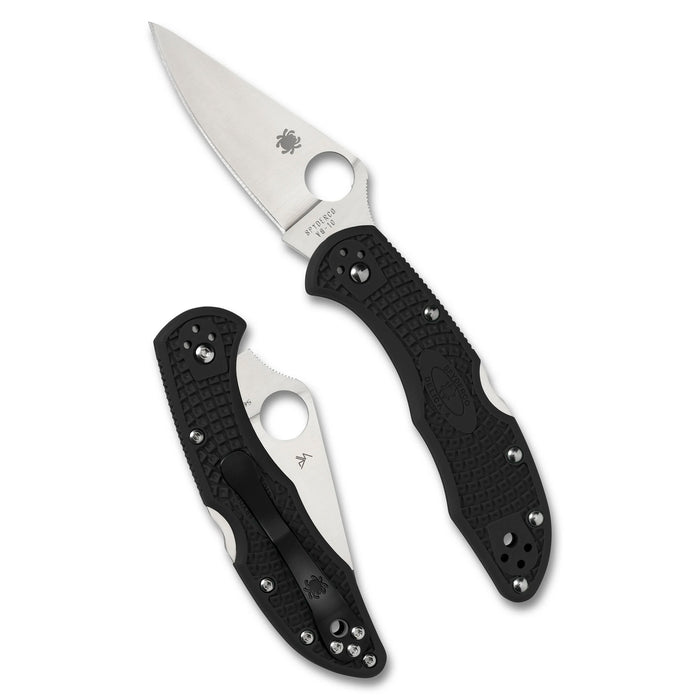 Cuchillo SPYDERCO Delica 4 Lightweight Black Flat Ground