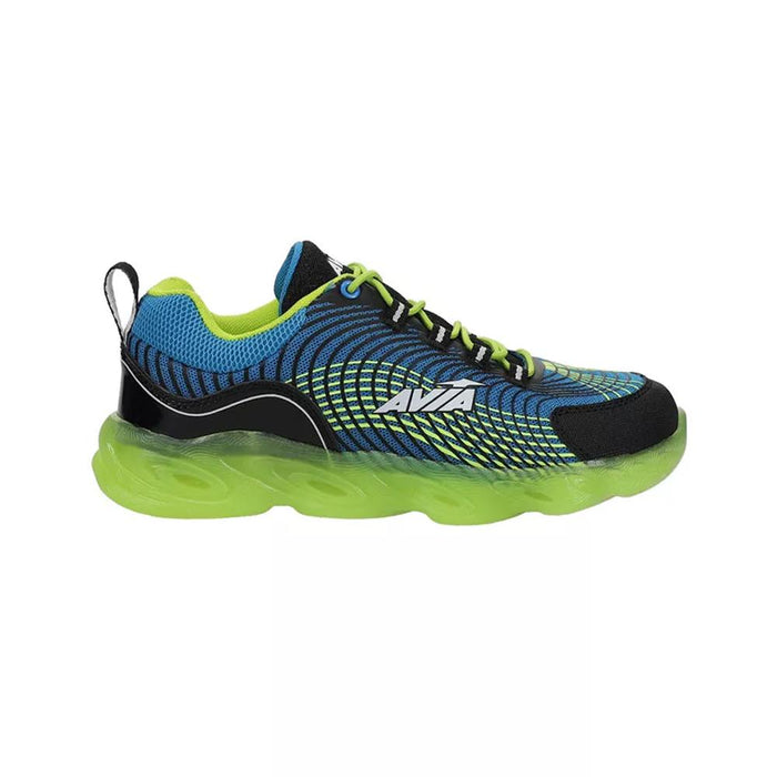 Avia Deportivos Niños Running Avi Ignite Black/Lime Punch/Blue Aster