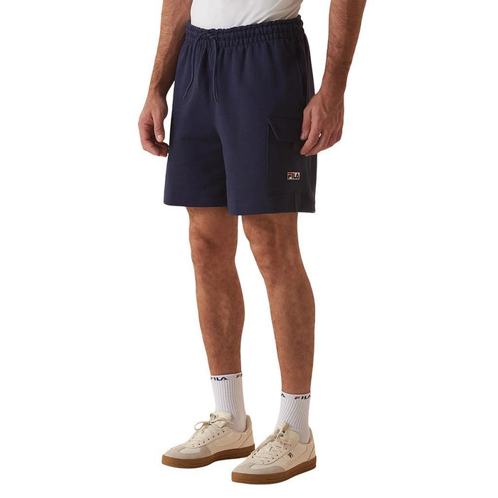 Fila Bermudas Masculino Moda Comfort Cargo Letter Navy