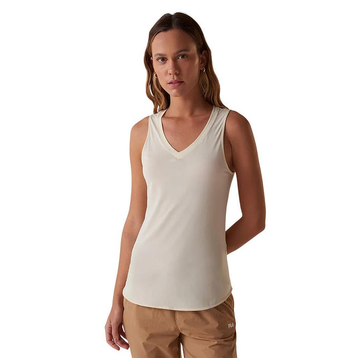 Fila Musculosas Femenino Training Crepe Flow Light Cream