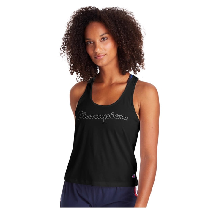 W5687G586172-TUM CHAMPION PRENDAS TANK FEMENINO SPORT RACERBACK TANK ROCKIN TEAL