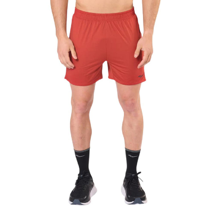 Saucony Shorts Masculino Running Triumph 8 Short Red Rust