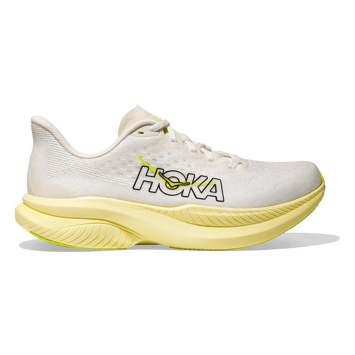 1147810-WNH Hoka Deportivos Femenino Running W Mach 6 White/Neonhokacitrus