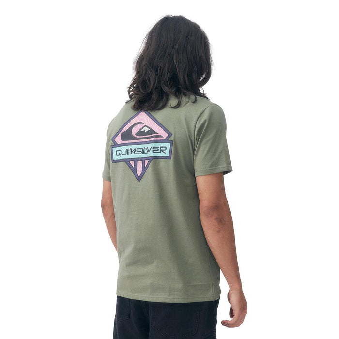 Quiksilver Remeras Masculino Moda Crystal Jet Green