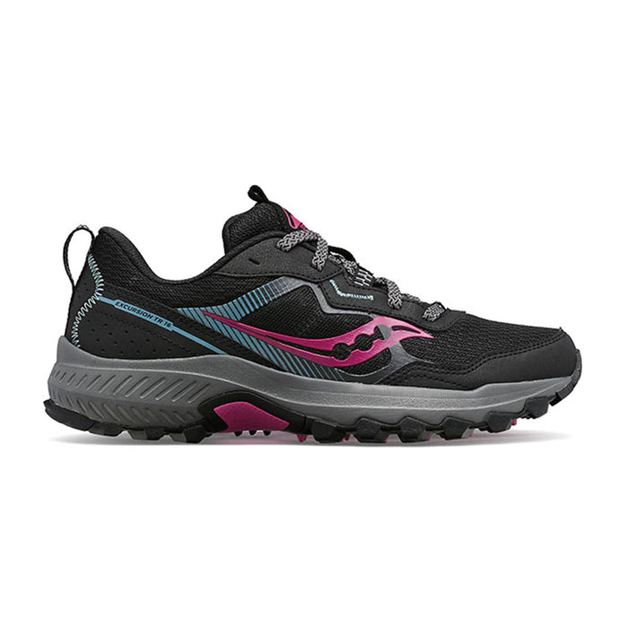 Saucony Running Femenino Excursion Tr16 Black/Fuchsia