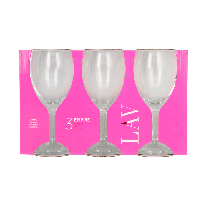 8692952058622 LAV COPA EMPIRE DE VINO 340 CC  SET X3