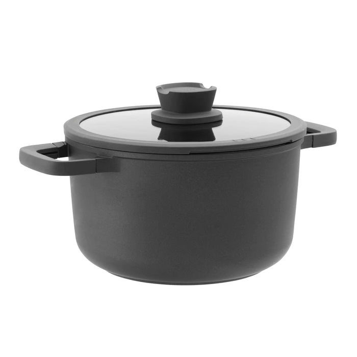 5413821375069 BERGHOFF BAZAR HOGAR OLLA CON TAPA ANTIADHERENTE PIEDRA+24X14CM