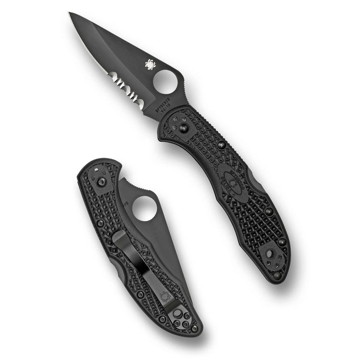 Cuchillo SPYDERCO Delica 4 Lightweight Black Blade