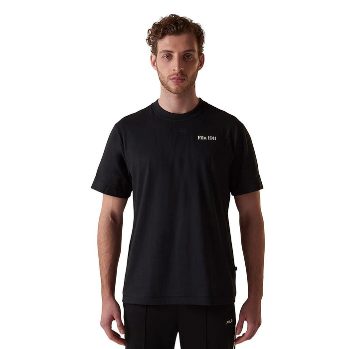 F11L01692-160 FILA PRENDAS REMERAS MASCULINO MODA OVER 1911 UNION BLACK