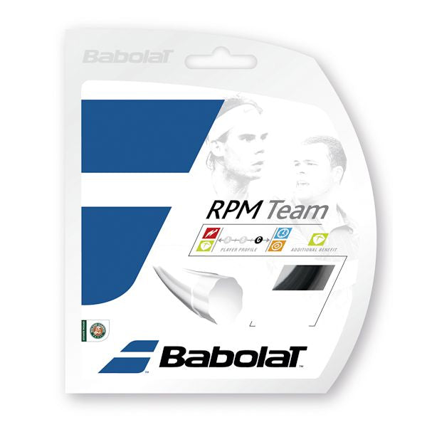Babolat Tenis Cuerdas RPM Team 12M Negro