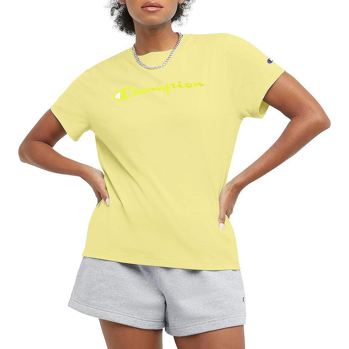 Champion Remeras Femenino Jsy Ss Tee Sunbeam Glow