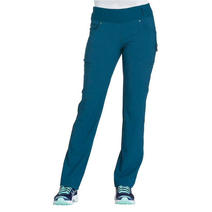 Cherokee Mid Rise Straight Leg Pull-on Pant
